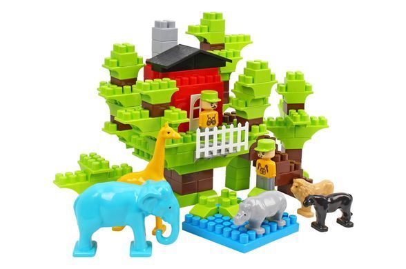 Конструктор блочний 1089 &ldquo;Wild Land&rdquo; 130елм. в кульку ТЕХНОК
