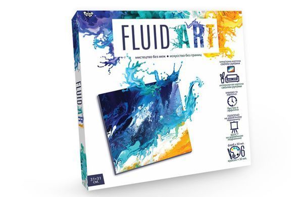 Набір для творчості FA-01-01,02,03,04,05 "Fluid ART" DANKO