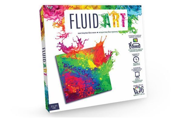 Набір для творчості FA-01-01,02,03,04,05 "Fluid ART" DANKO