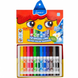 Фломастери 12 кольорів Super Washable Jumbo  "Marco"