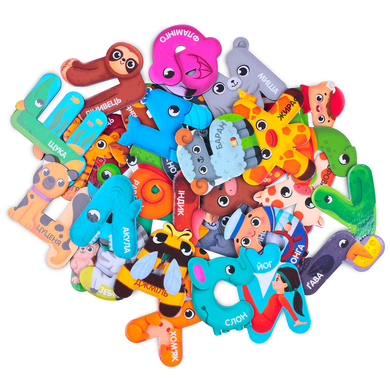 Гра розвиваюча Vladi Toys магнітна. Абетка. VT5411-18