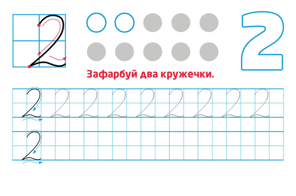 Багаторазові прописи. Цифри та числа