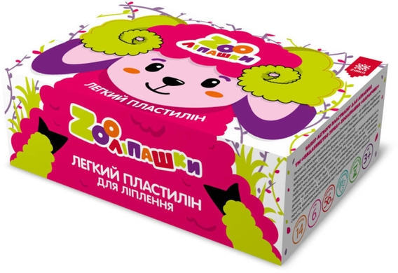 Пластилін легкий ZOOліпашки Баранчик