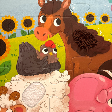Пазл з тактильними елементами Dodo