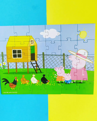 Пазл Dodo Peppa Pig Свинка Пеппа та курчата 200301 (30 елементів)