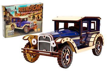 Конструктор Puz-00955 Retro car, дерев'яний PuzzleOK